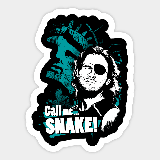 Call me SNAKE! Sticker by MeFO